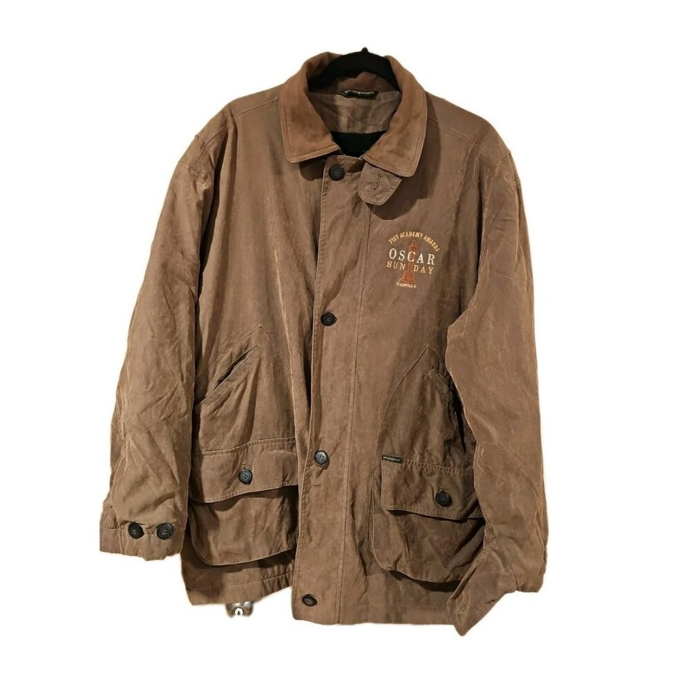 Rare Vtg Collectible 71st Oscars Academy Awards Jacket Barn Chore Work Coat LRG